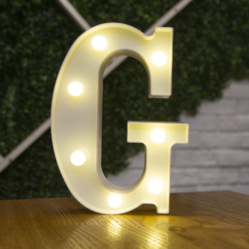 Luxury Alphabet Letter LED Lights - Orchid Unique