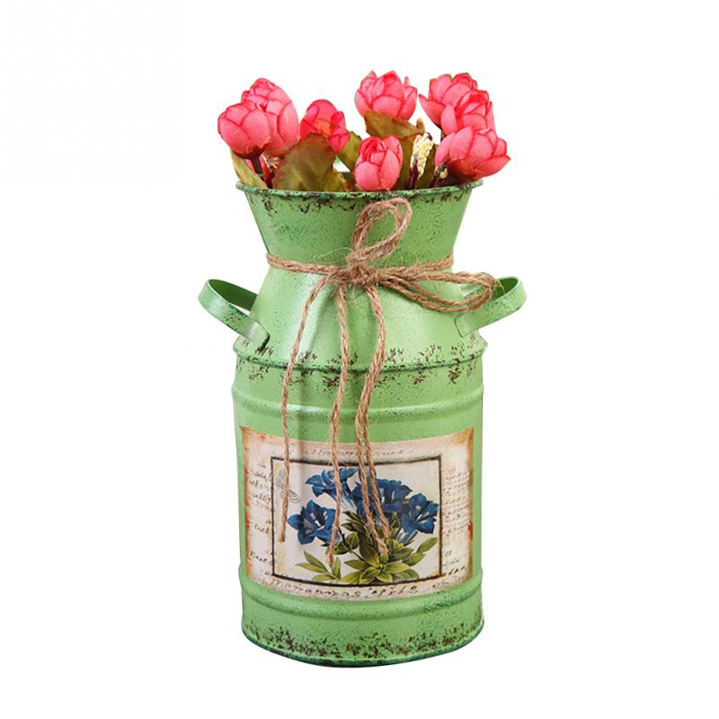Garden Plants Flower Vase Iron Bucket - Orchid Unique SPECIFICATIONS Style: Pastoral Material: Metal Function: Tabletop Vase Beige-Red-Green-Blue Garden Plants Flower Vase Iron Bucket SPECIFICATIONS Style: Pastoral Material: Metal Function: Tabletop Vase (Store description) 4 3 33593745 (Store description) 14:29#Beige-14:10-14:175-14:173 Beige-Red-Green-Blue Orchid Vases