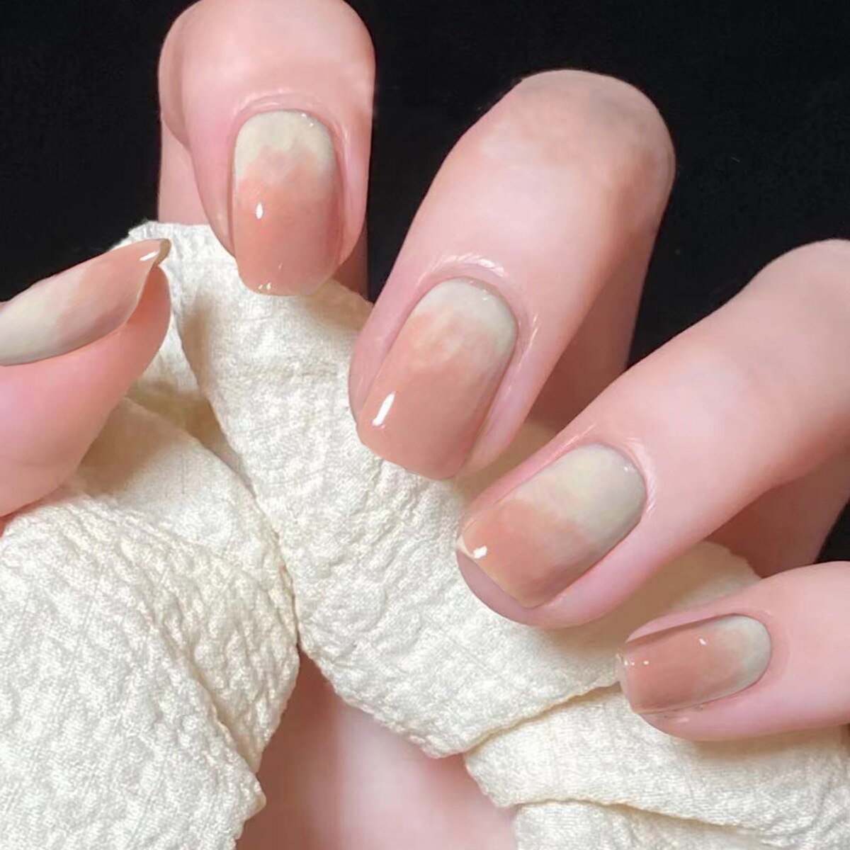 Light Color Solid Fake Nails - Orchid Unique