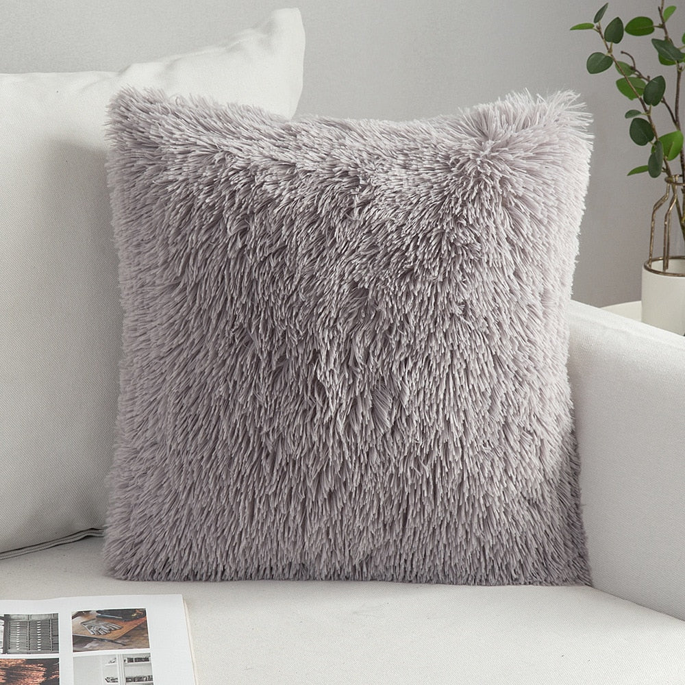 Soft Fluffy Cushion Cover - Orchid Unique