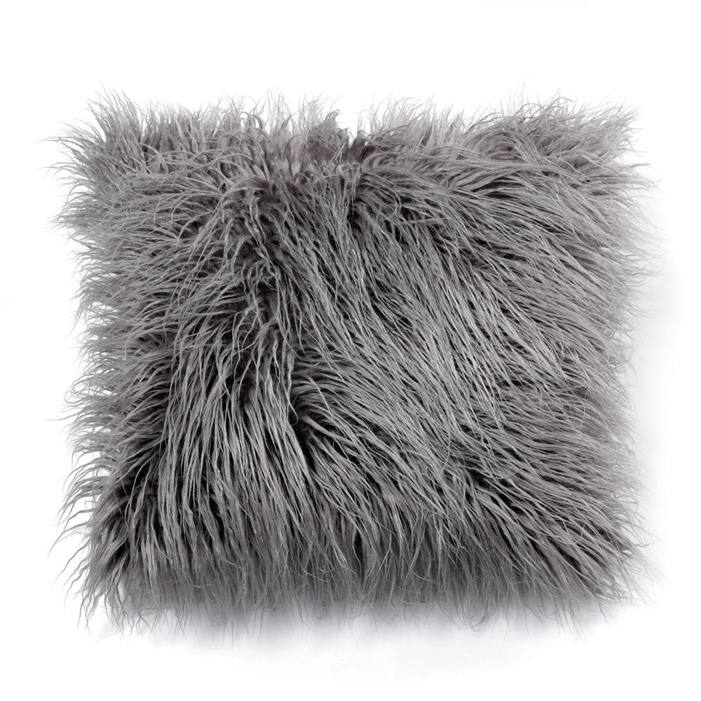 Soft fluffy Plush Cushion Cover - Orchid Unique