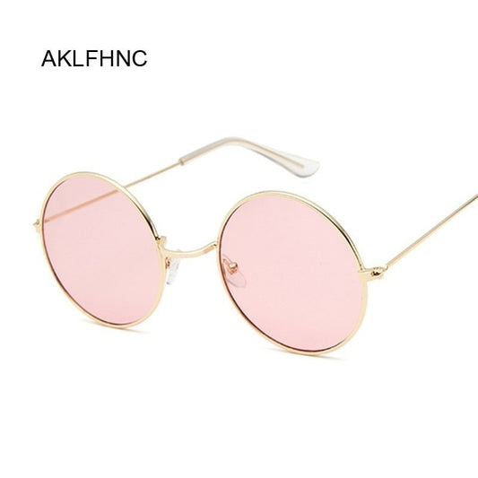 Retro Round Sunglasses - Orchid Unique