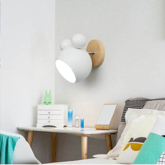 Nordic Wooden Wall Lamps - Orchid Unique