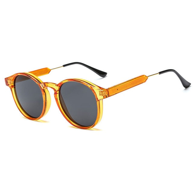Retro Round Sunglasses - Orchid Unique