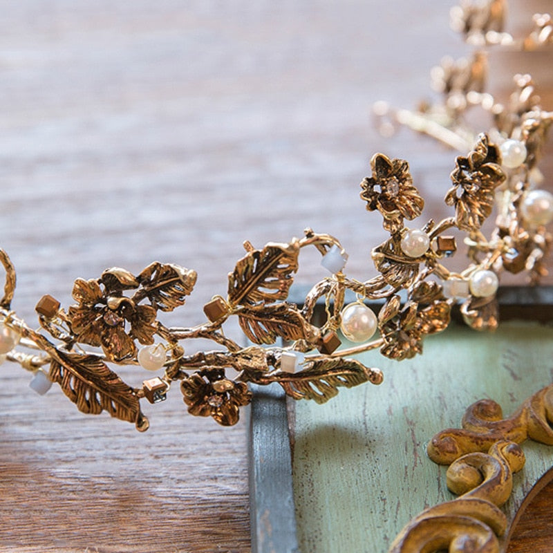 Vintage Crown Hairbands - Orchid Unique