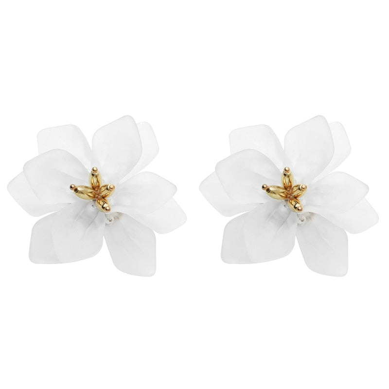 Cute Flower Earrings - Orchid Unique