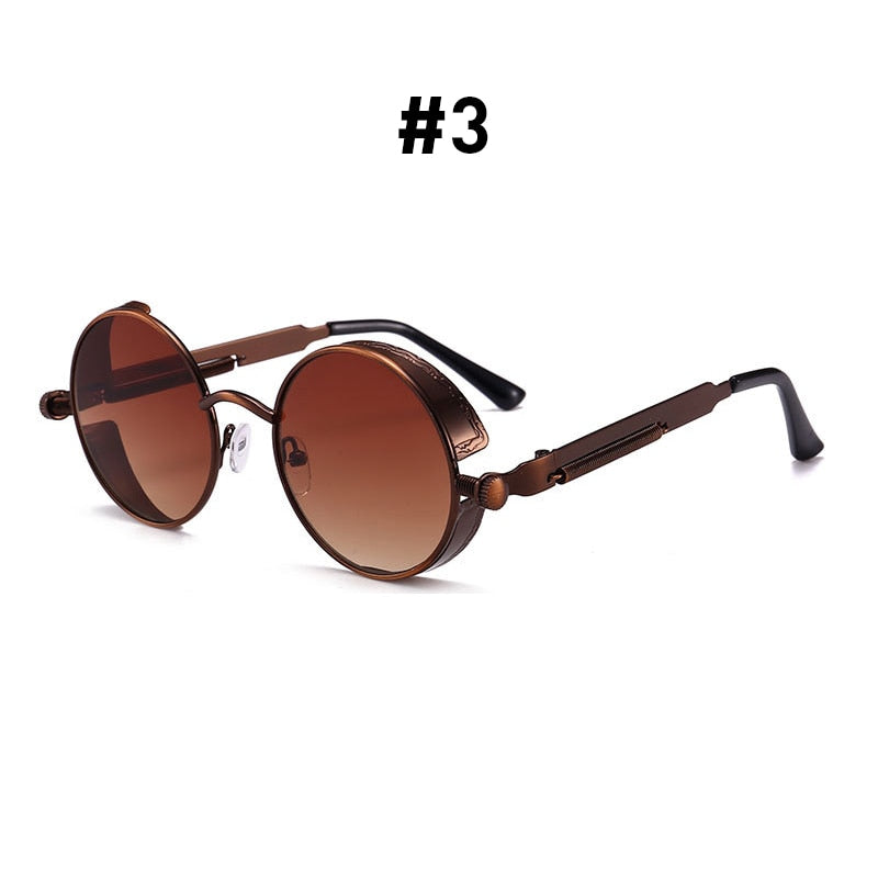 Vintage Steampunk Red Sunglasses - Orchid Unique