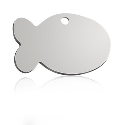 Custom pet ID tag - Orchid Unique