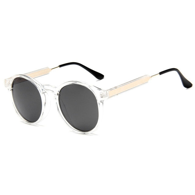 Retro Round Sunglasses - Orchid Unique
