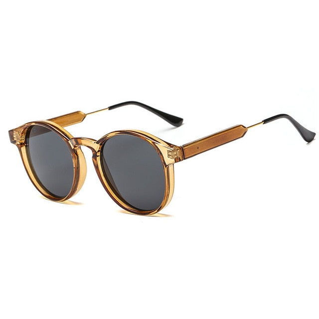 Retro Round Sunglasses - Orchid Unique