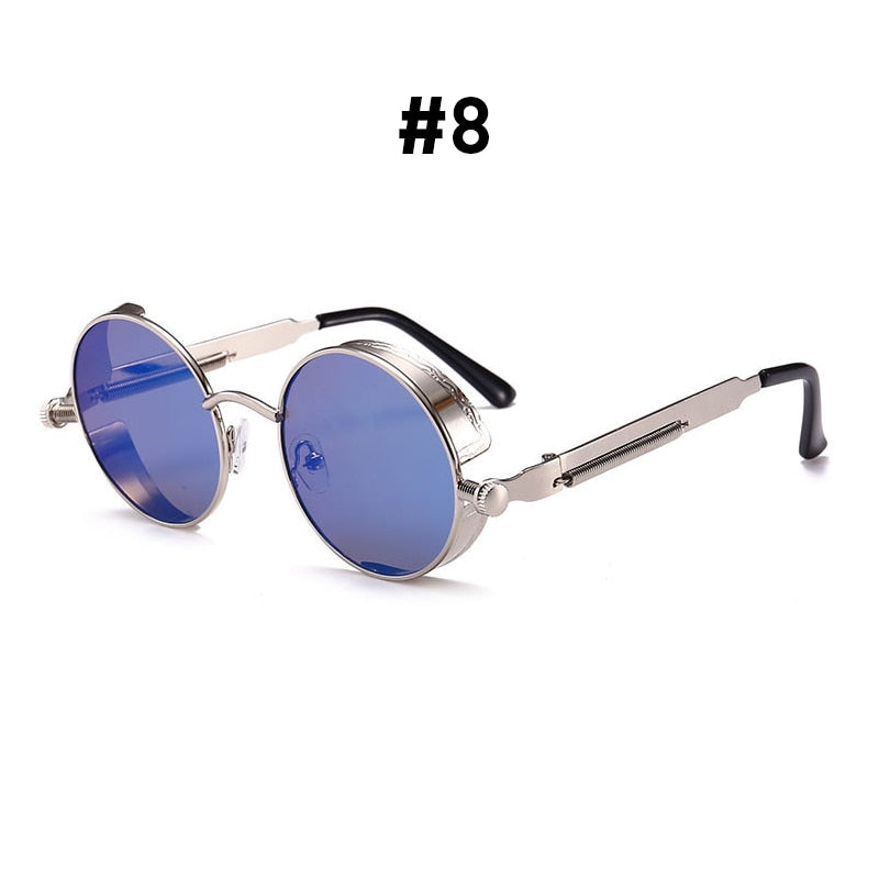Vintage Steampunk Red Sunglasses - Orchid Unique
