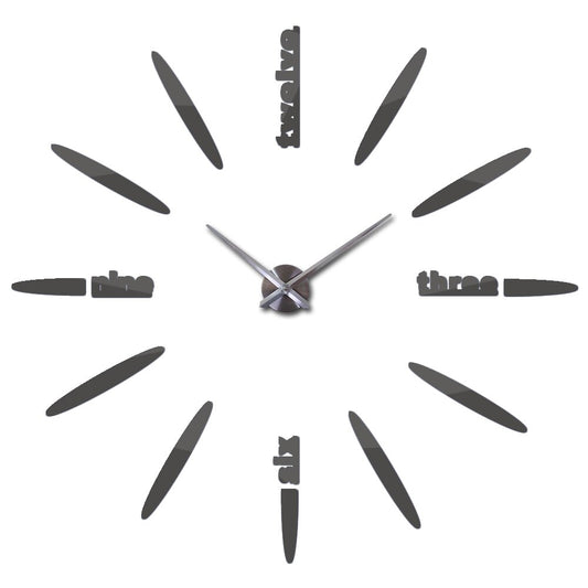 DIY 3D Acrylic Wall Clock Stickers - Orchid Unique