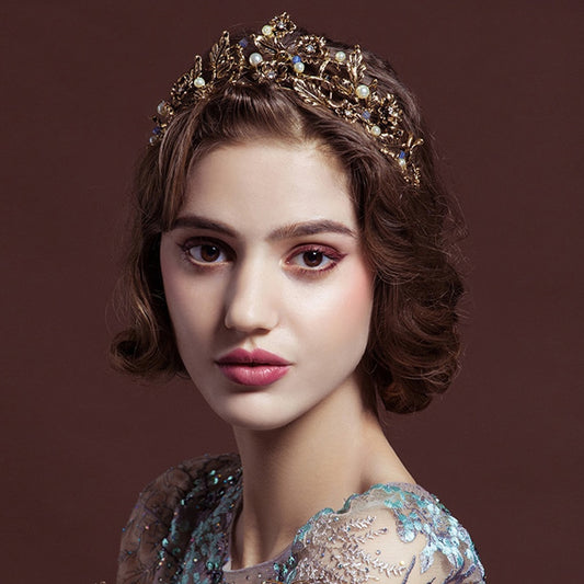 Vintage Crown Hairbands - Orchid Unique