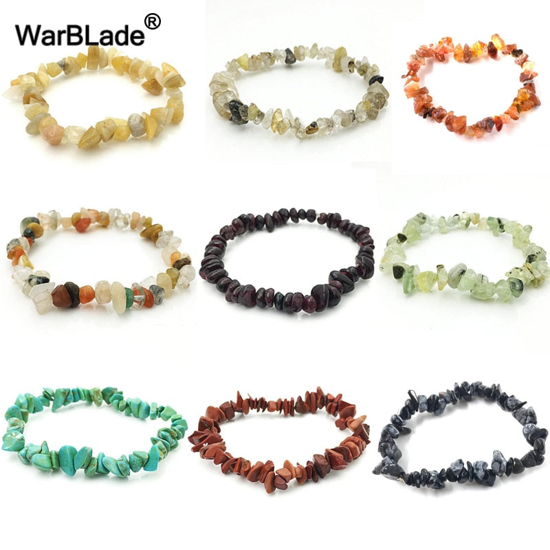 Natural Gem Stone Bracelet - Orchid Unique