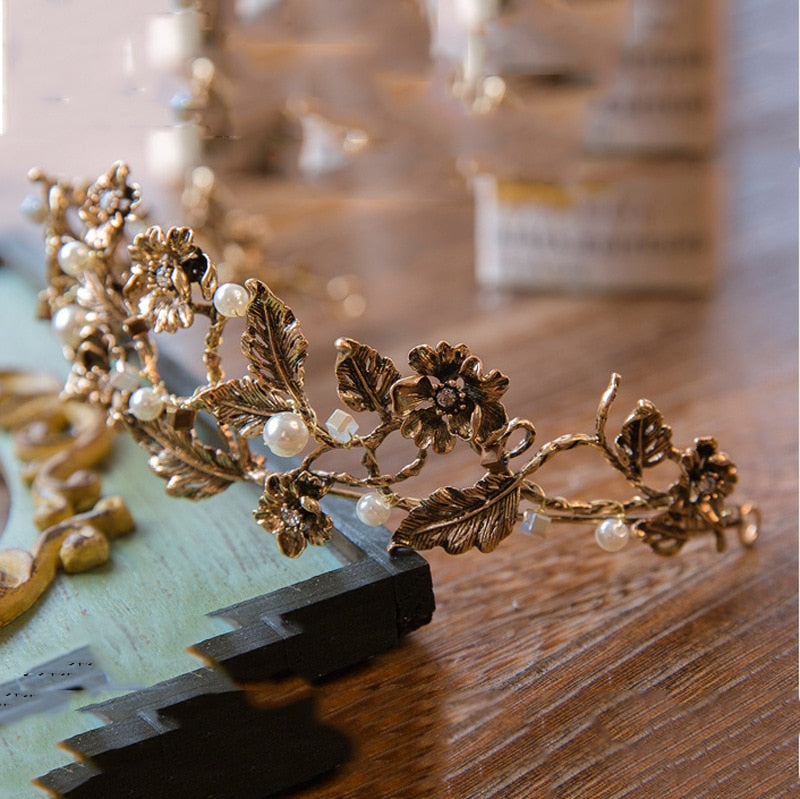 Vintage Crown Hairbands - Orchid Unique