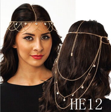 Hair Chains Jewelry - Orchid Unique