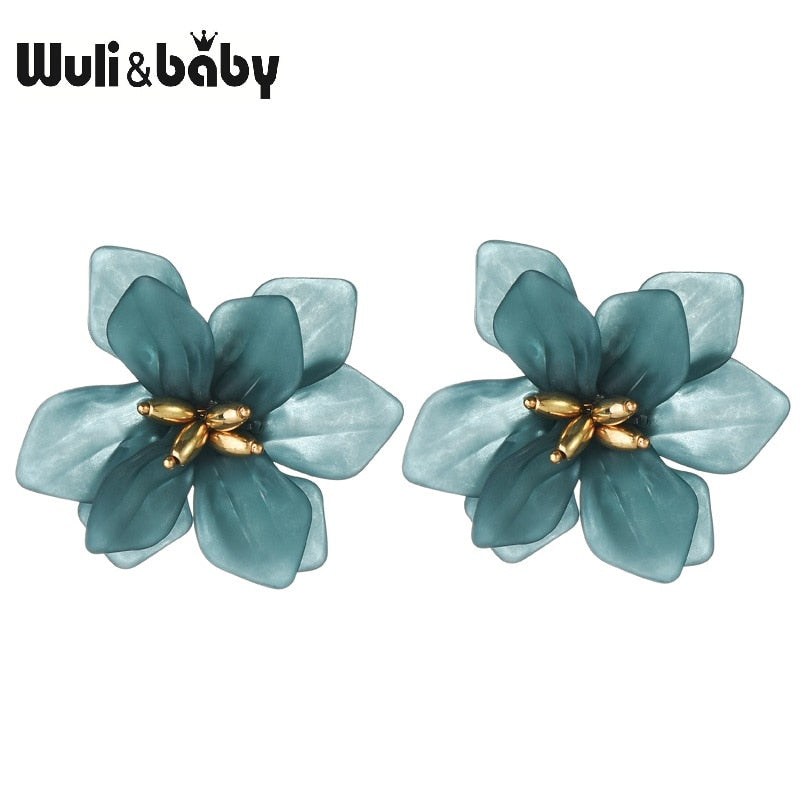 Cute Flower Earrings - Orchid Unique