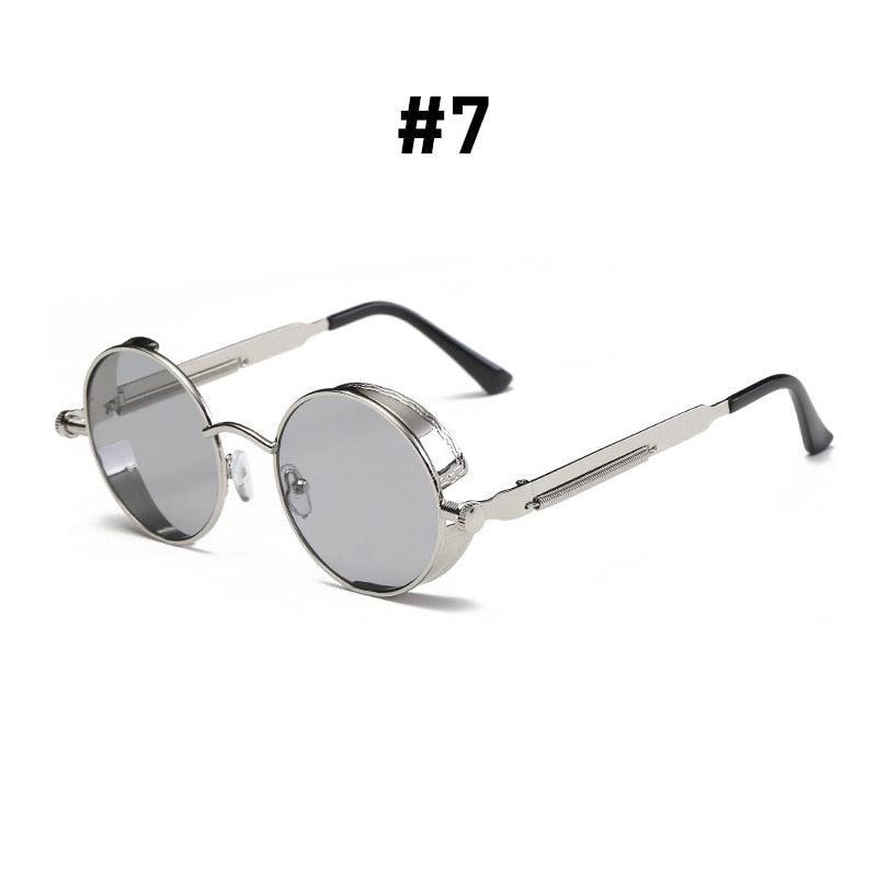 Vintage Steampunk Red Sunglasses - Orchid Unique