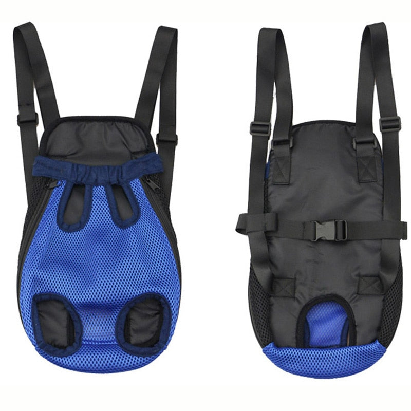 Denim Pet Dog Backpack - Orchid Unique