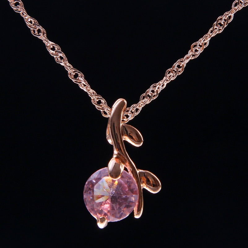 TRENDY jewelry sets bridal gold color,crystal - Orchid Unique
