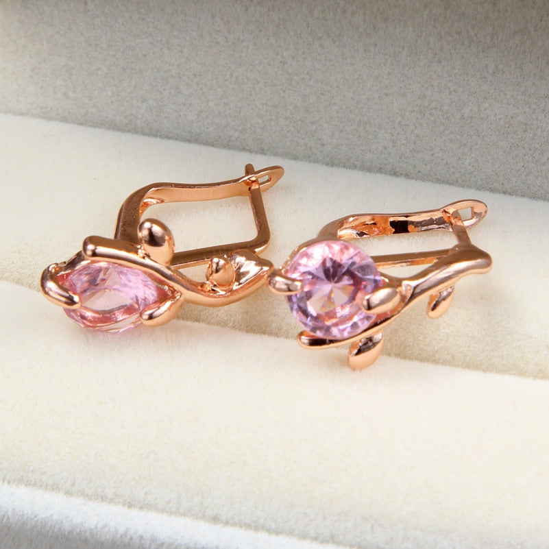 TRENDY jewelry sets bridal gold color,crystal - Orchid Unique