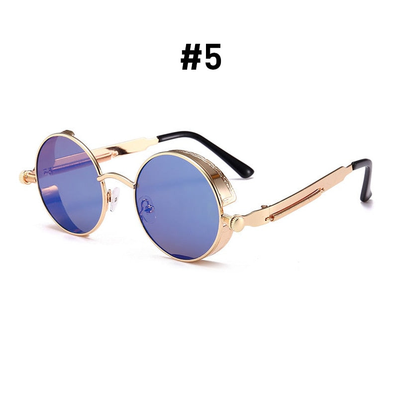 Vintage Steampunk Red Sunglasses - Orchid Unique