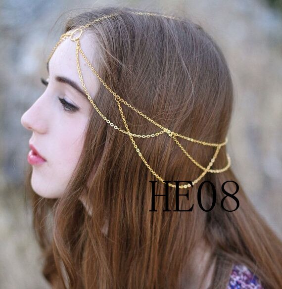 Hair Chains Jewelry - Orchid Unique