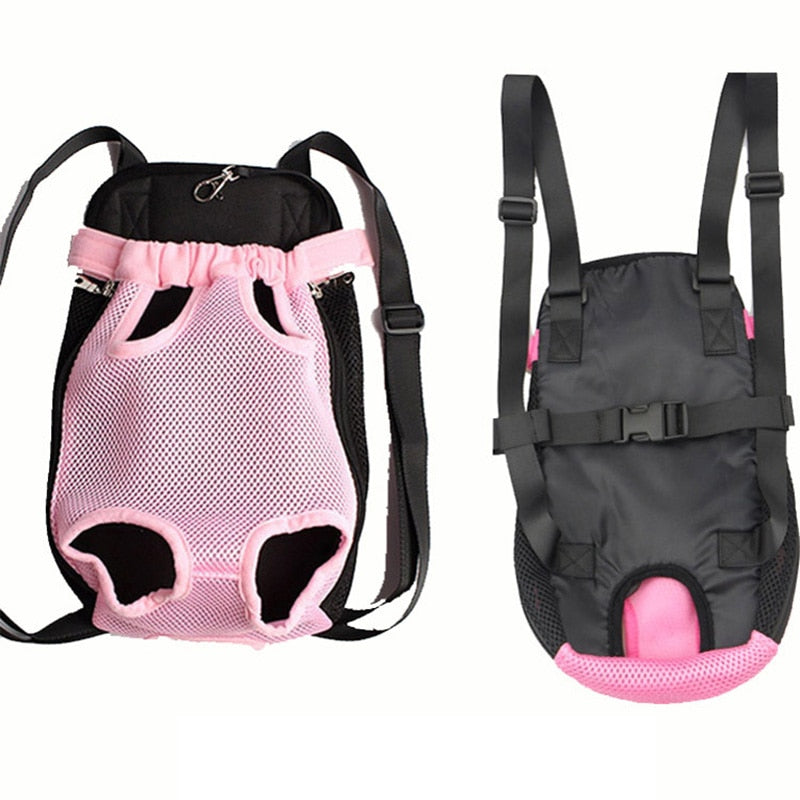 Denim Pet Dog Backpack - Orchid Unique