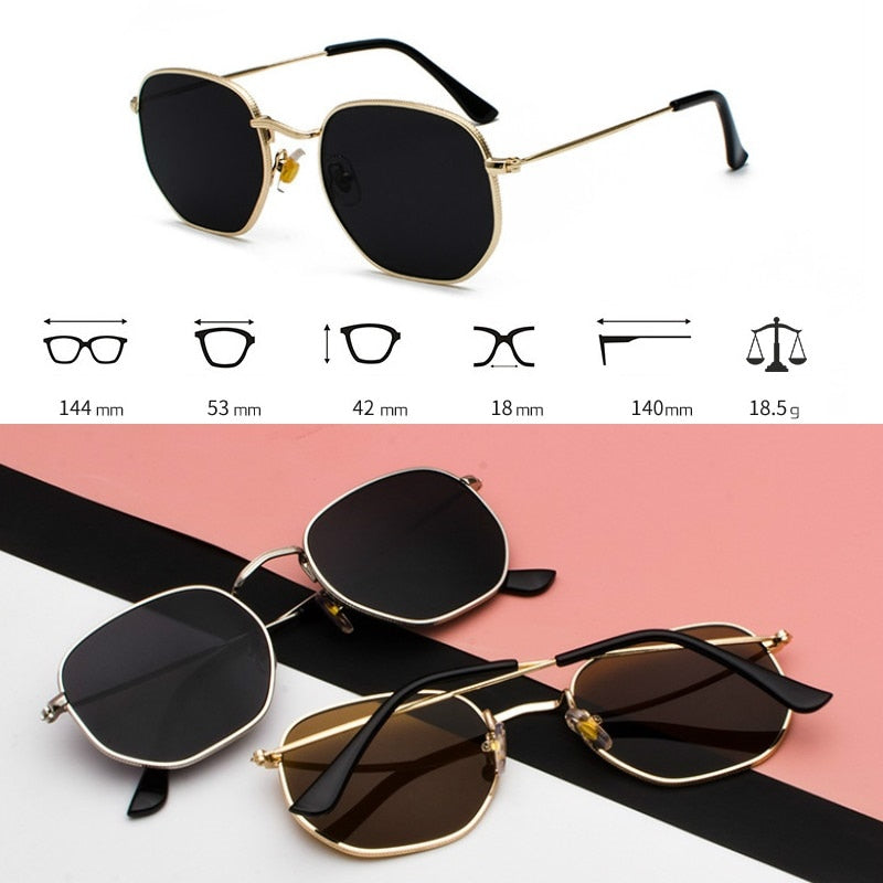 Hexagon Sunglasses - Orchid Unique