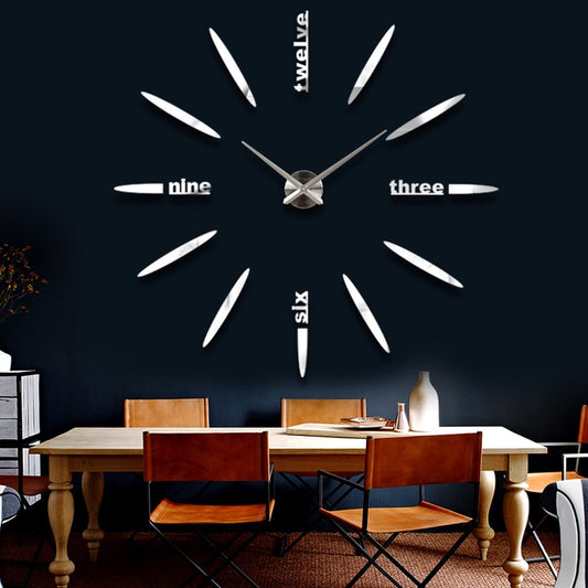 DIY 3D Acrylic Wall Clock Stickers - Orchid Unique