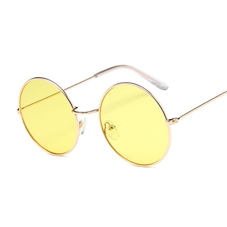 Retro Round Sunglasses - Orchid Unique