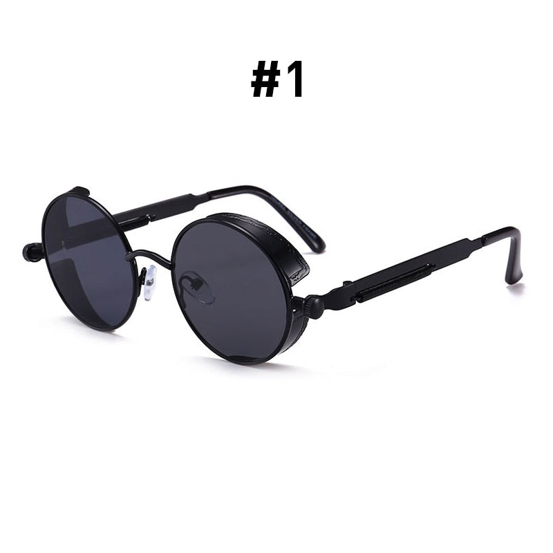 Vintage Steampunk Red Sunglasses - Orchid Unique