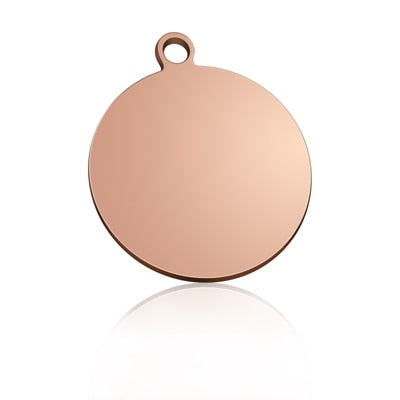 Custom pet ID tag - Orchid Unique