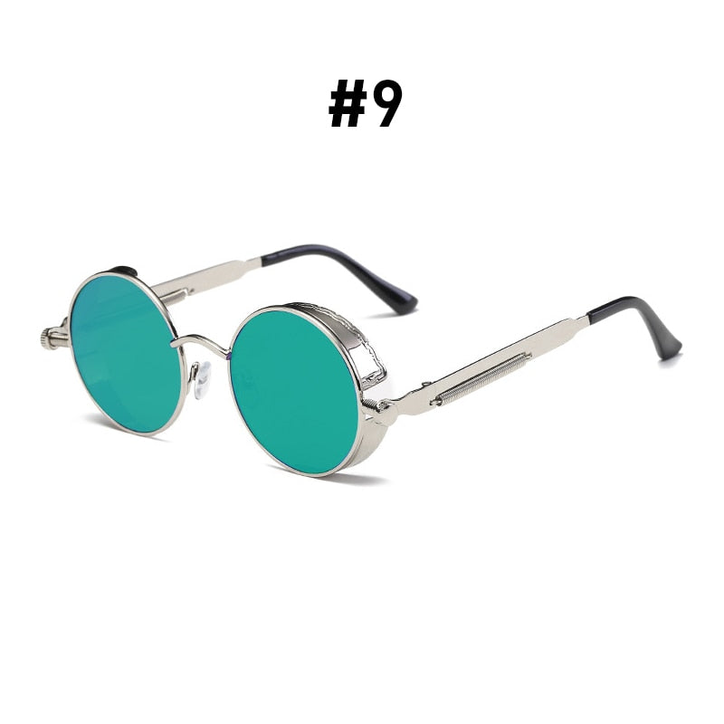 Vintage Steampunk Red Sunglasses - Orchid Unique