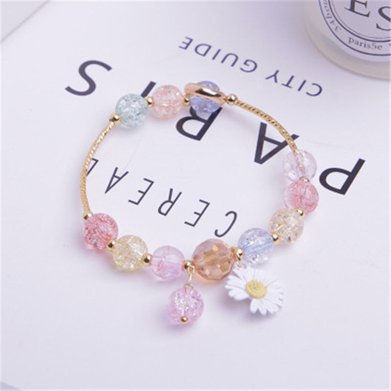 Cute beads Bracelet - Orchid Unique