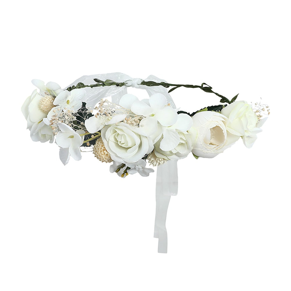 Molans Spring Bohemian Flower Crowns - Orchid Unique