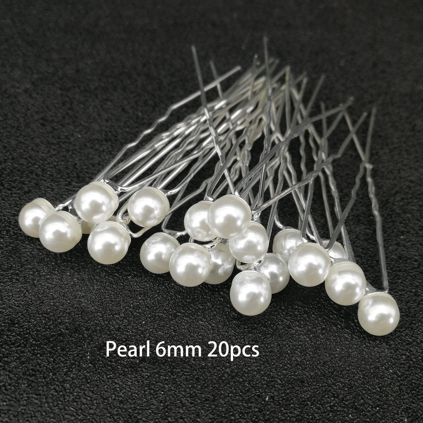 Women U-shaped Pin Metal Barrette Clip Hairpins Simulated Pearl Bridal Tiara Hair Accessories Wedding Hairstyle Design Tools - Orchid Unique