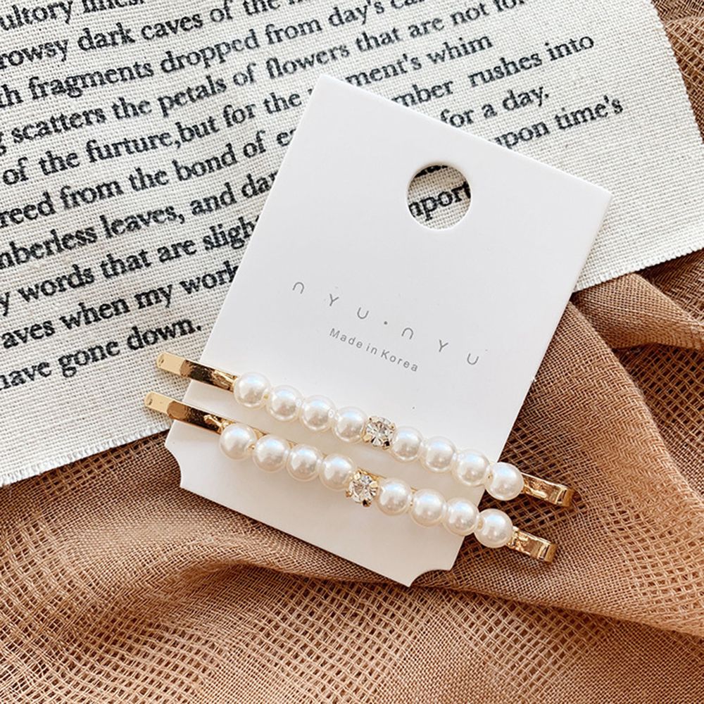Pearl Metal Hairclips - Orchid Unique