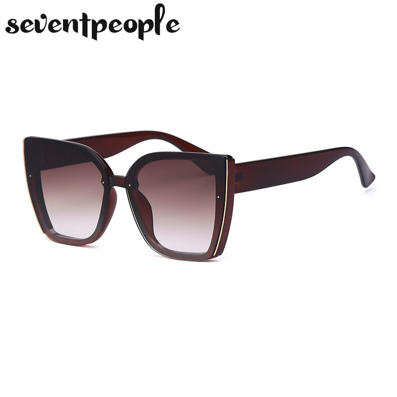 Oversized Cat Eye Sunglasses - Orchid Unique