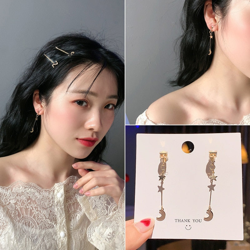 Cute Handmade pearl clip on Earrings - Orchid Unique