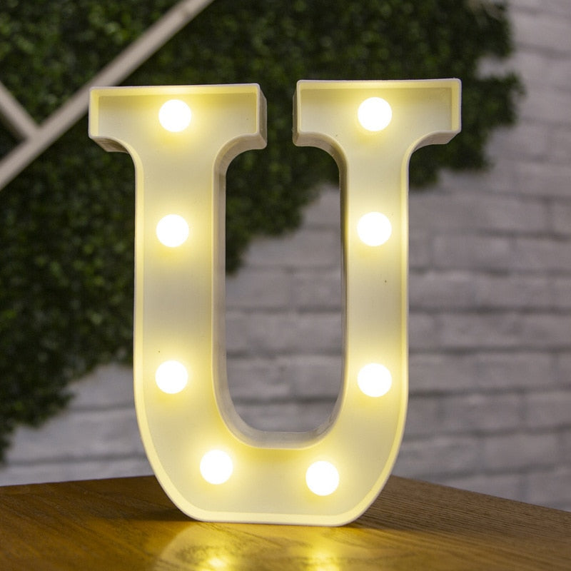 Luxury Alphabet Letter LED Lights - Orchid Unique