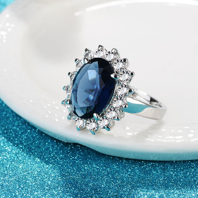 Cellacity Oval Sapphire Rings - Orchid Unique