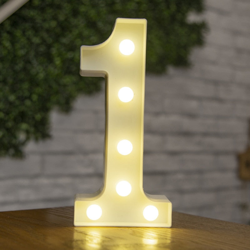 Luxury Alphabet Letter LED Lights - Orchid Unique