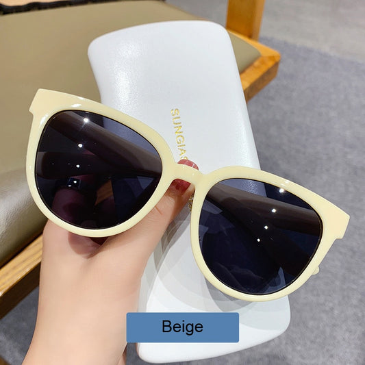 Fashion Cat Eye Sunglasses Woman Brand Designer Shades Retro Mirror Sun Glasses Female Clear Lens Vintage Gafas De Sol - Orchid Unique