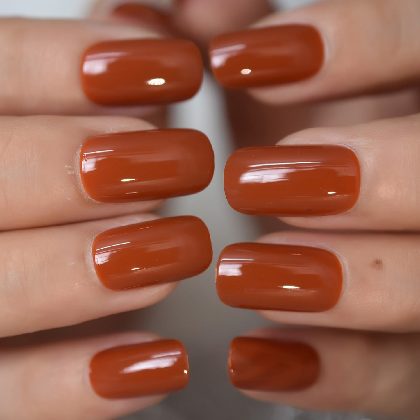 Round Fake Nail Tips - Orchid Unique