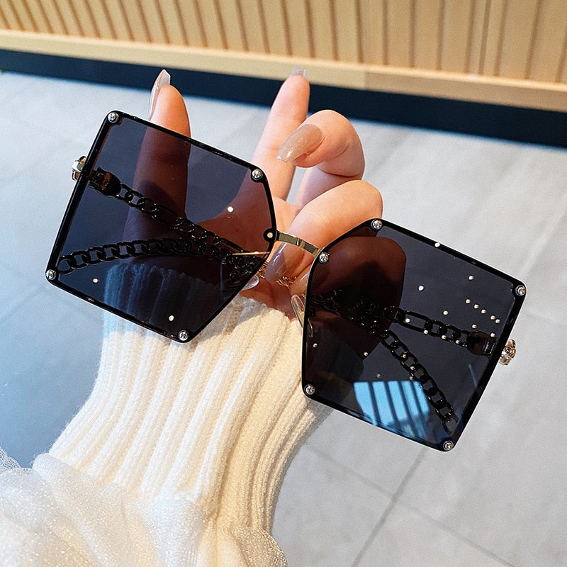 Oversize Sunglasses - Orchid Unique