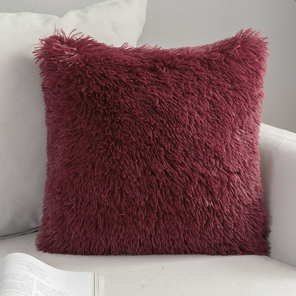 Soft Fluffy Cushion Cover - Orchid Unique