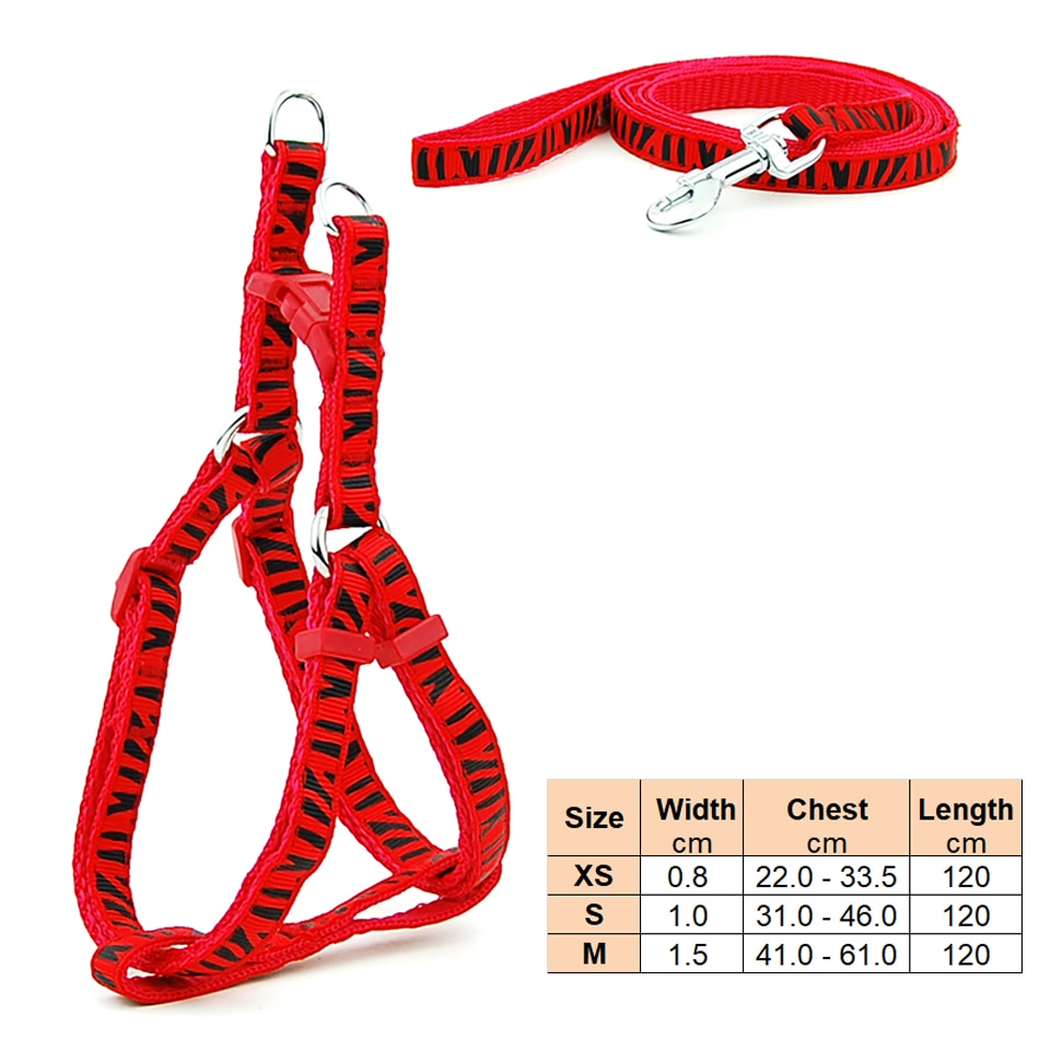 Adjustable small dog and cat harness - Orchid Unique