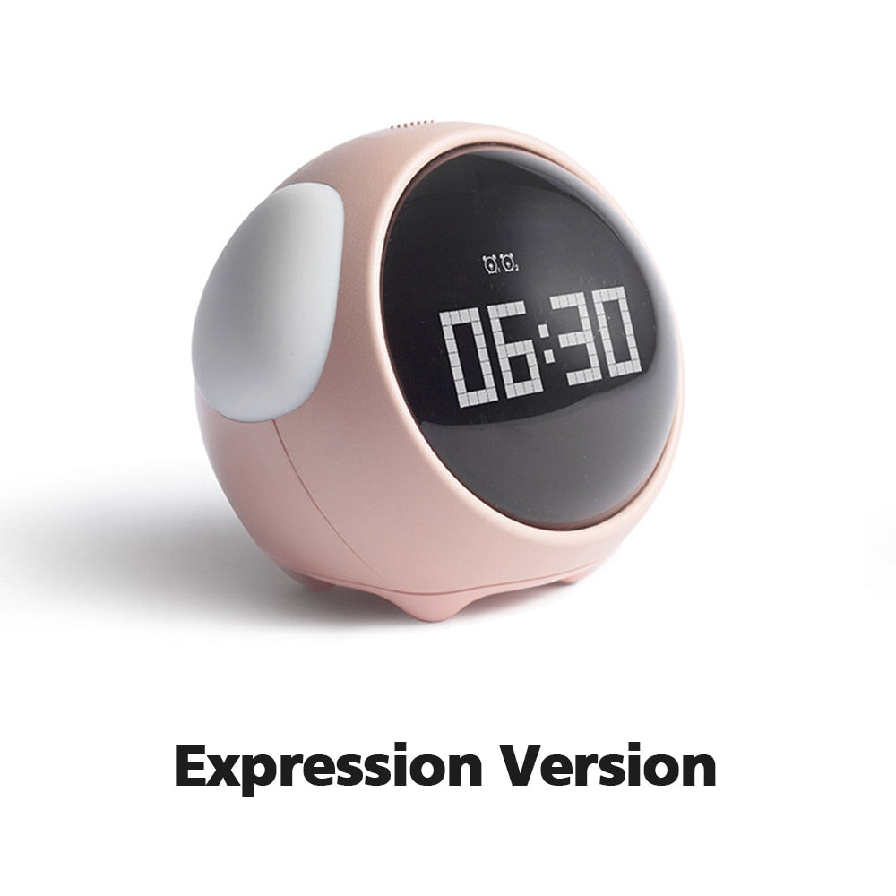 Cute Expression Alarm Clock - Orchid Unique