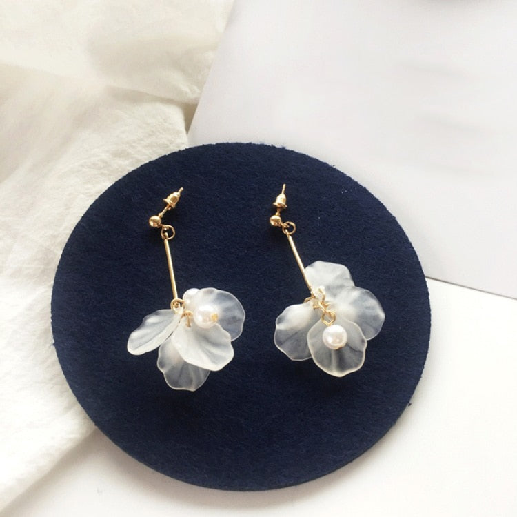 Flower Handmade Bohemia Earrings - Orchid Unique
